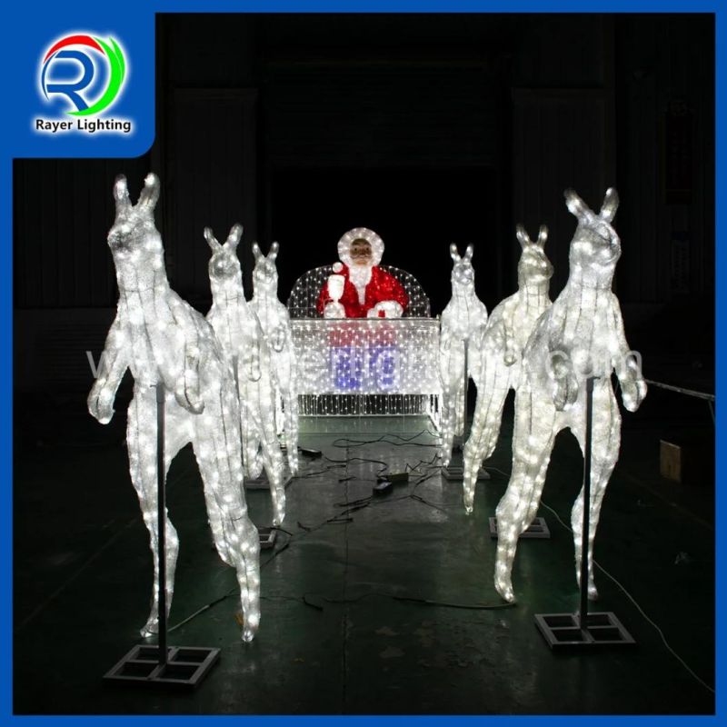 LED Christmas Reindeer Christmas Decoration for Garden Lights