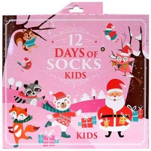 Custom Novelty Holiday 12 Days of Christmas Socks Advent Calendar