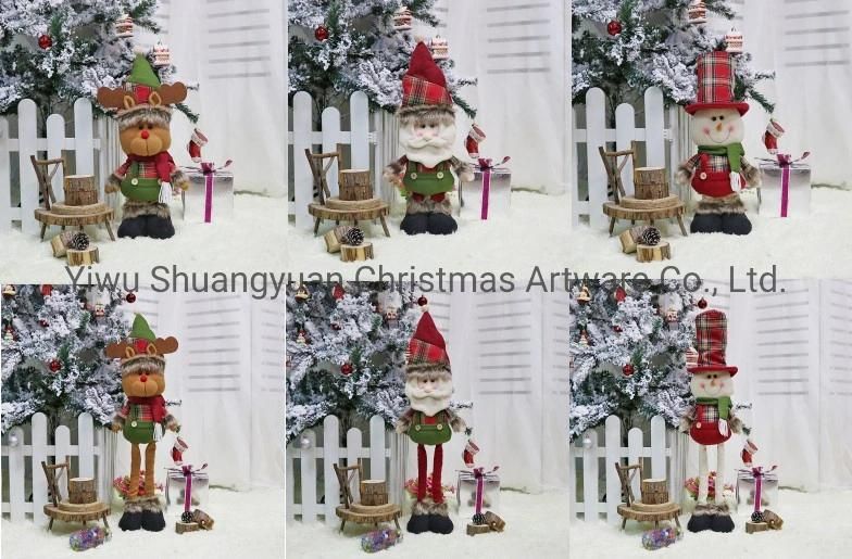 Christmas Home Decorations Christmas Dolls Santa Claus Snowman Elk Toys
