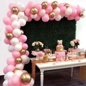 112PCS Balloon Garland Arch Bridge Pink Party Balloons Background Decoration