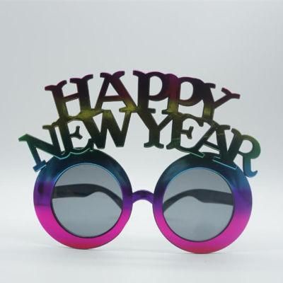 Party Wacky Modeling Glasses Electroplated Spring Onion Powder New Year Holiday Gift Party Supply Glasses