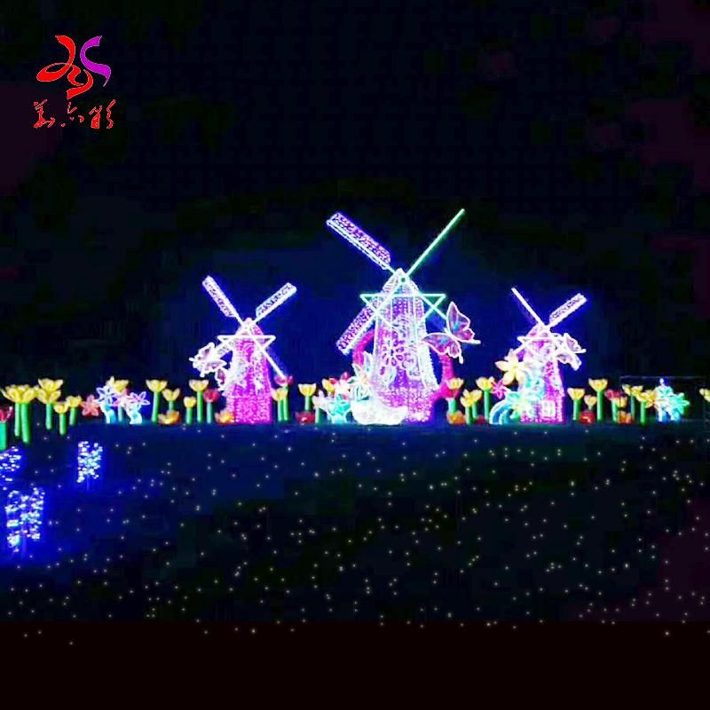 LED 3D Christmas Street Motif Lighting