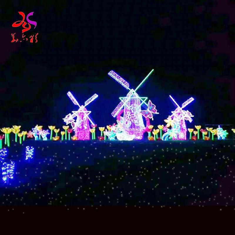 LED 3D Christmas Street Motif Lighting