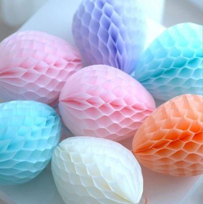 Easter Party Decorations Tissue Paper Decorations Paper Egg Paper Honeycomb