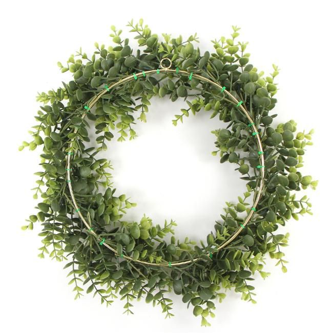 Wedding Decoration 45 Cm PE Grass Artificial Wreath Garland for Home Outdoor DIY