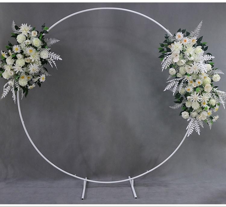 Qianxi DIY Round Arch Stand Backdrop Wedding Backdrop for Party Wedding Decor