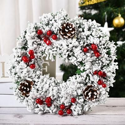 Beautiful Golden Warm Decorations Christmas Wreath