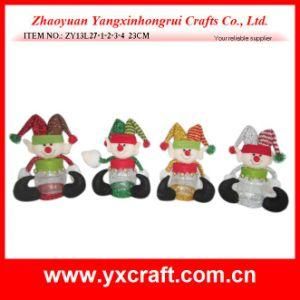 Christmas Decoration (ZY13L27-1-2-3-4 23CM) Christmas Elf Jar Plastic