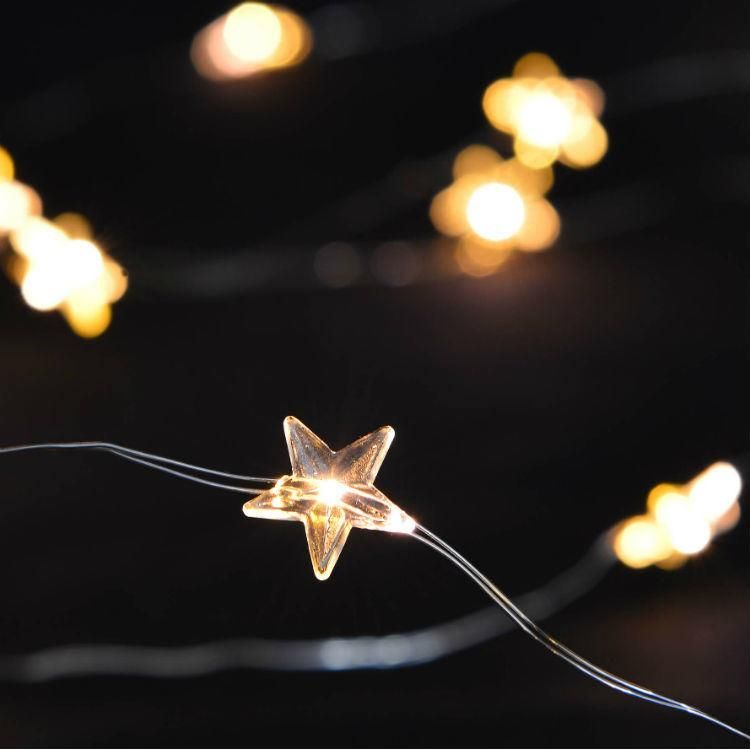 Indoor Star Fairy String Lights for Christmas or Party