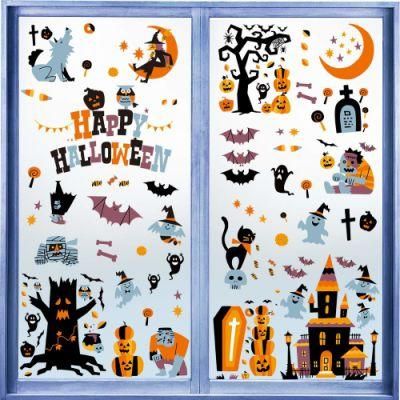 146 PCS Halloween Window Clings Decals for Window Glass Decorations Halloween Glass Decals for Party Decorations