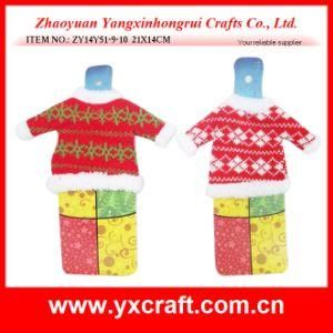 Christmas Decoration (ZY14Y51-9-10) Christmas Decoration Supply Wine Gift Set