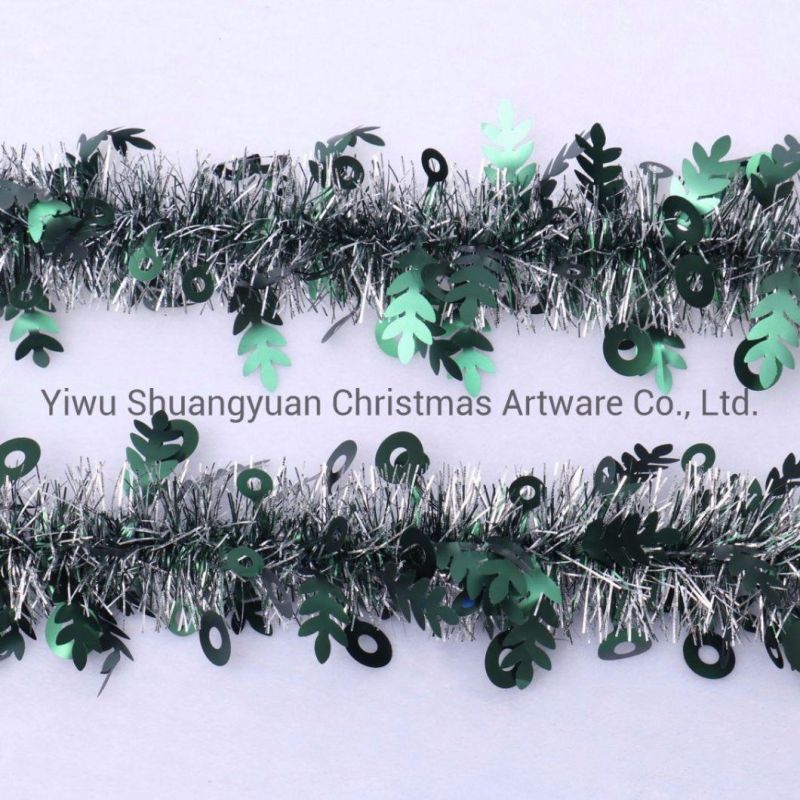 Christmas Garland Tinsel Christmas Tree Hanging Ornaments Party Decoration