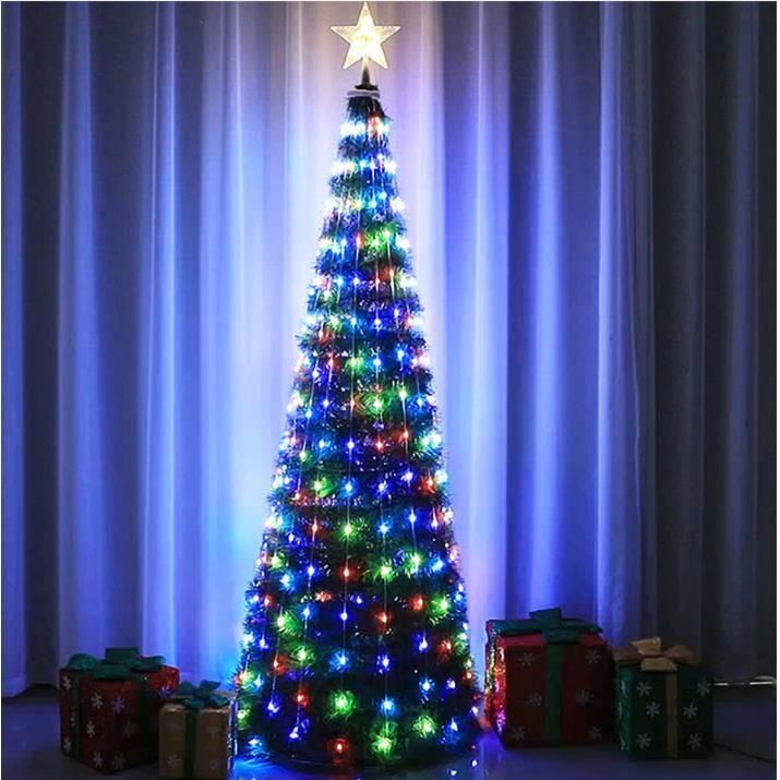 Plug Power RGB Christmas Tree with 304 Lights