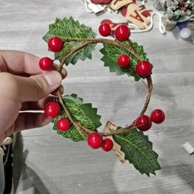 Hotsale Christmas Ornaments Decorative Christmas Wreath Hanging Christmas Branch