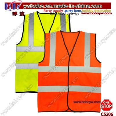 Safety Jacket Safety Clothes High Visibility Vest Safety Security Work Reflective (C5206)