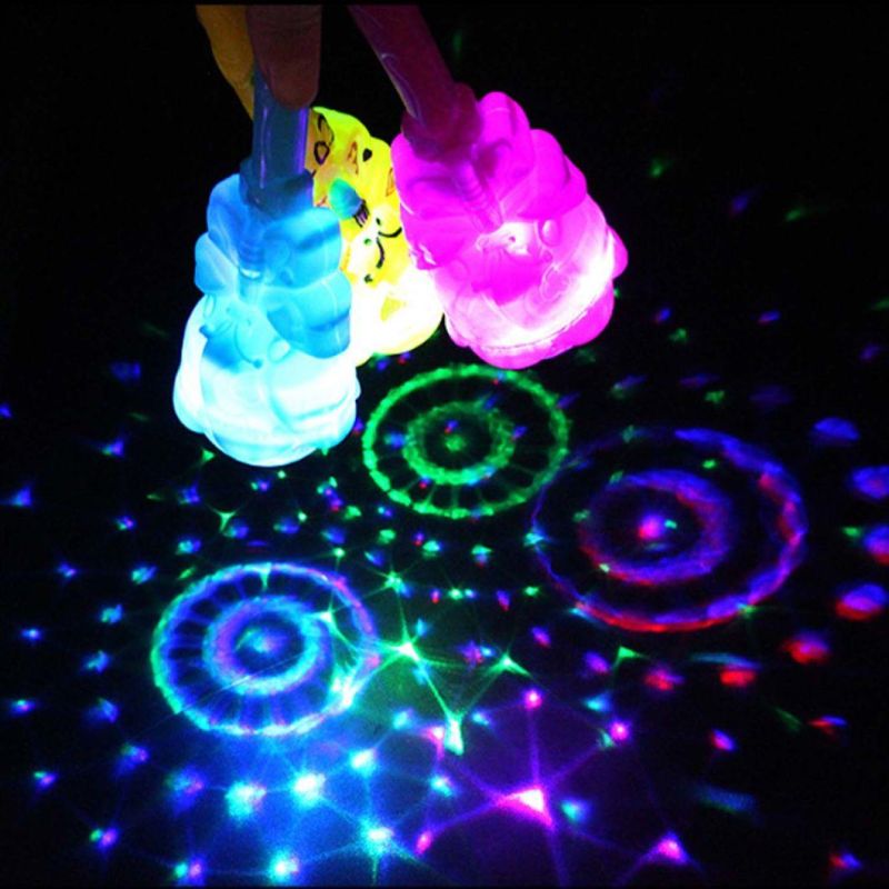 Colorful LED Magic Wand Stars Flashing Magic Stick for Kids