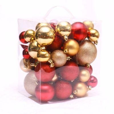 Factory Sale Plastic Christmas Ball with Suit Package