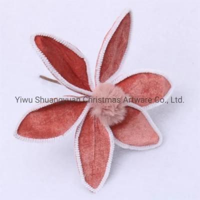 New Arrive Christmas Decoration Pink Flowers