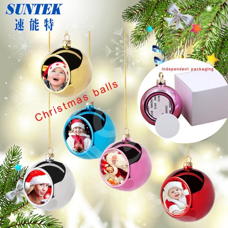 Wholesale Christmas Decorations Sublimation Ceramic Blank Pendant/Ornament