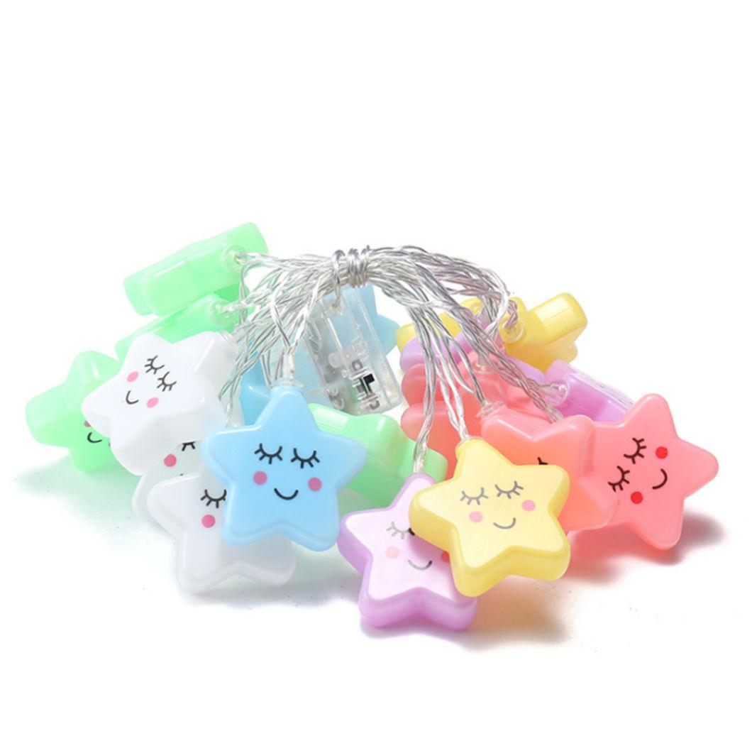 LEDs Battery Smile Face String Fairy Lights