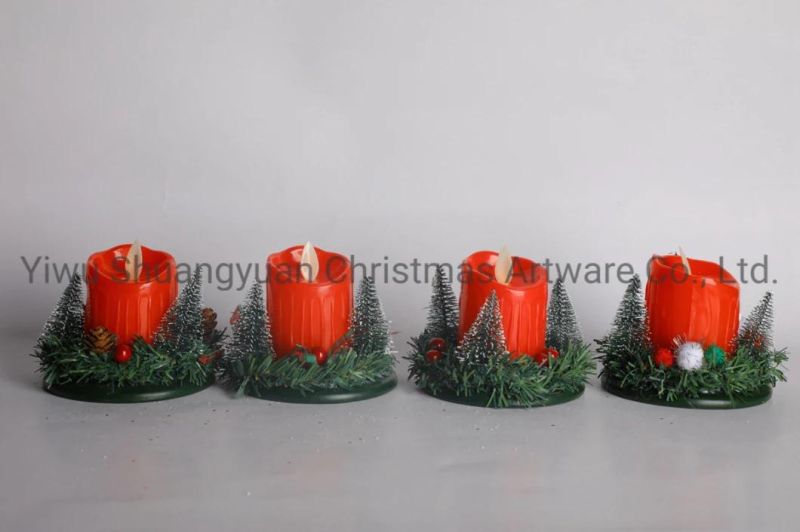Christmas Ceramic with Santa for Holiday Wedding Party Decoration Supplies Hook Ornament Craft Gifts