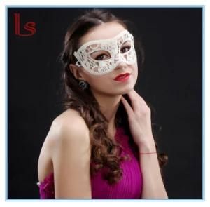 Hallowmas Dancing Party White Lace Carnival Mask