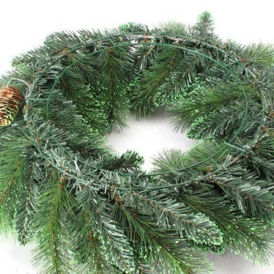 Xo2126MW 2021 Christmas Ornaments Artificial Wreath Flowers 60cm Christmas Decoration Wreaths