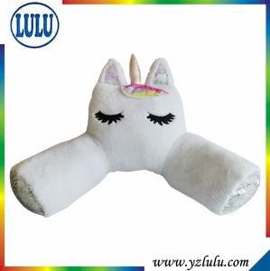 Cute Animal Plush Soft Big Unicorn Toy Stuffed Unicorn Neck Roll Reading Pillow