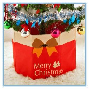 Christmas Tree Ornaments Non-Woven Christmas Tree Decoration Foot Box / Packaging Box