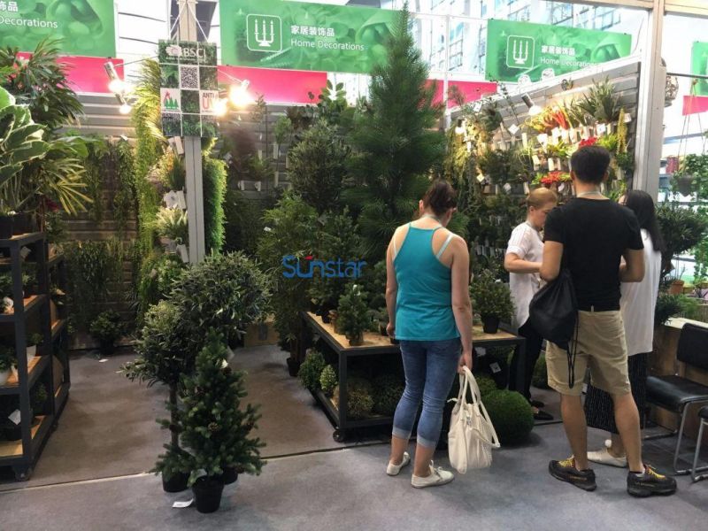 Artificial Christmas Tree Plastic Fir Tree Plant Without Light for Home Decoration (49405)