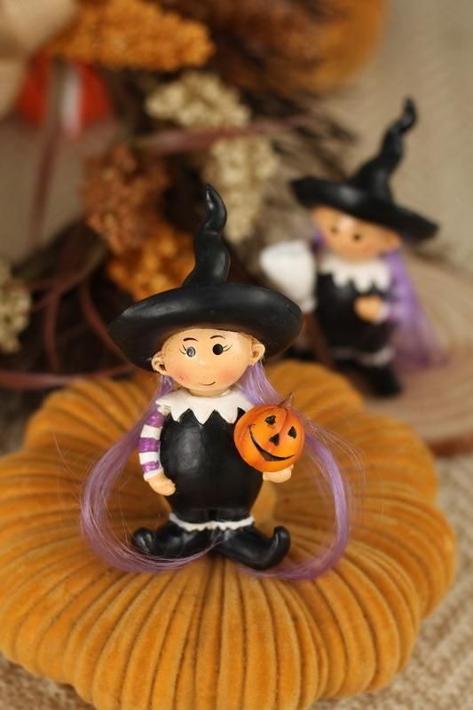 Halloween Decoration Party Accessories Girl Witch Halloween Girl Witch Table Decoration Halloween Decor