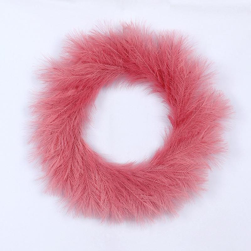 Mink Colored Silk Garlands POM Free Private Wholesale Family and Shopping Malls with Christmas Garland