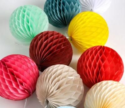 Wedding Decor Tissue Paper Honeycomb Balls