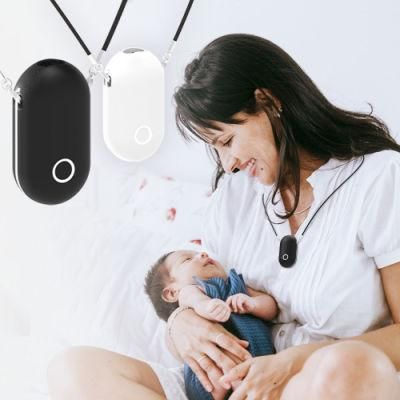 Mother&prime;s Day Women&prime;s Day Gifts OEM Customization Mini Personal Necklace Wearable Ionic Air Purifier