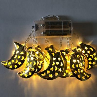 Holiday Decoration LED String Lights Ramadan Hanging Golden Fairy Lights