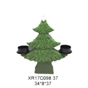 Polyresin /Resin Craft Christmas Tree Candle Holder