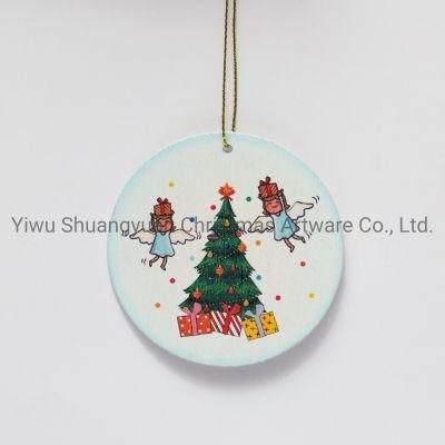 2021 New Design High Sales Christmas Hanging Wooden for Holiday Wedding Party Decoration Supplies Hook Ornament Craft Gifts