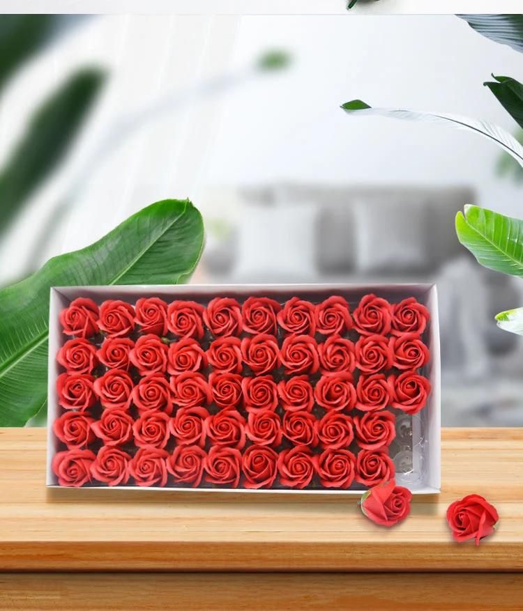 Soap Flower Factory Trandafiri De Sapun Roses Soap 50PCS for Flower Arrangement