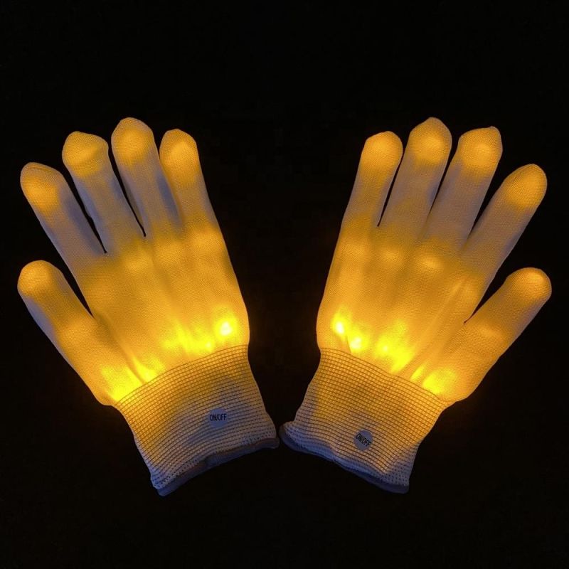 Party Festival Rave Halloween Skeleton Glove with LED Light