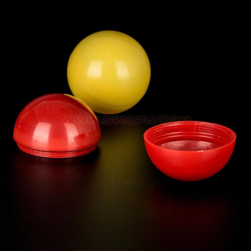 Customized Two Halves Colorful 30mm 40mm 65mm Plastic Hollow Ball