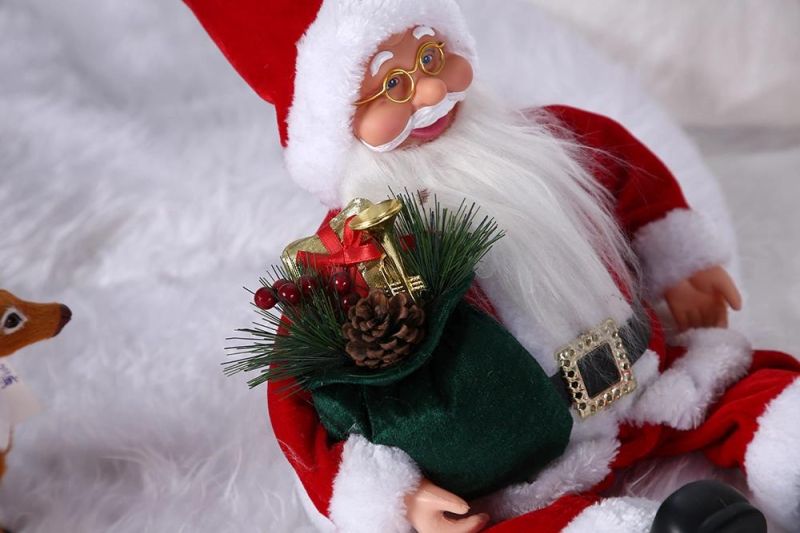 Factory Wholesale Classic Style Santa Claus Christmas Gnome Decoration Doll