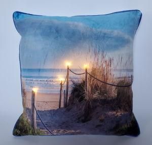 Daily LED Cushion for Home Decoration with Sea Scenery