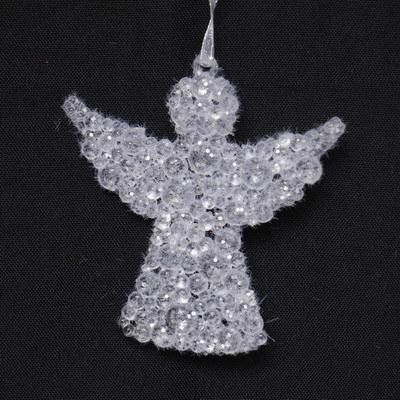 Yiwu Shuangyuan Christmas Factory Sale Cute Acrylic Hanging Angel Ornament