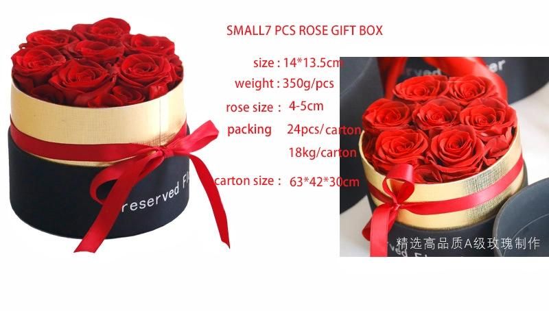 Long Lasting Preserved Roses Decorative Flowers in Gift Box