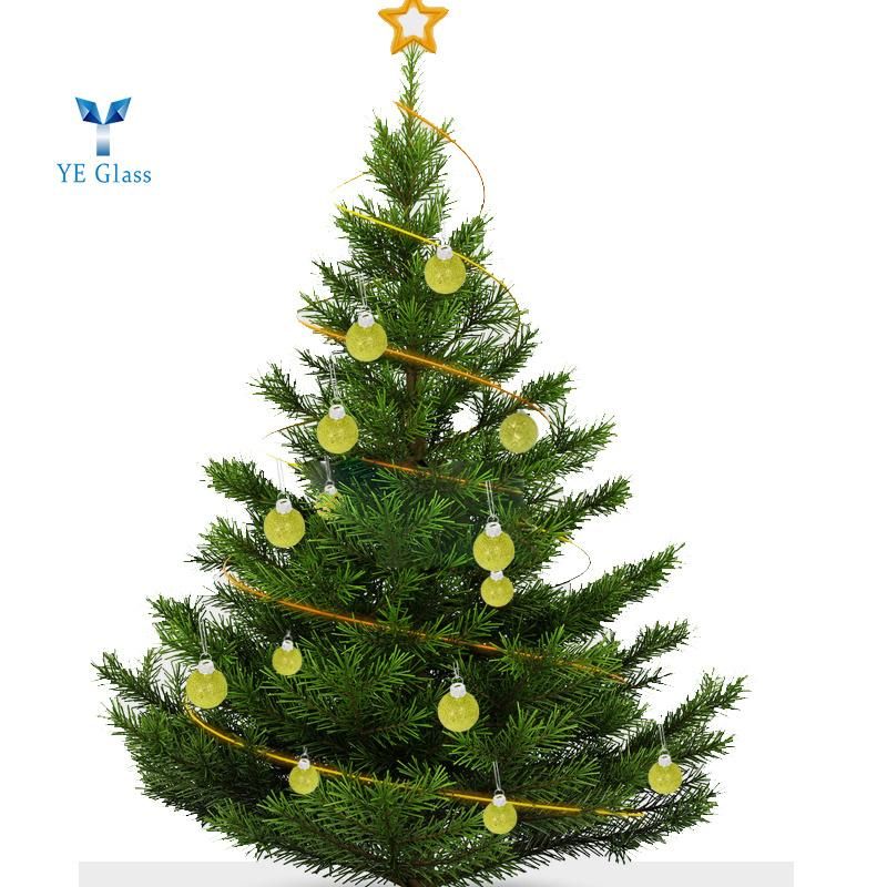 Hot Selling Yellow Colorful Christmas Tree Ornament