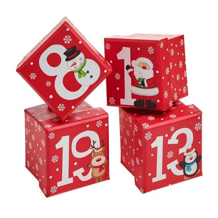 Custom Packaging Advent Christmas Tree Calendar Paper Box