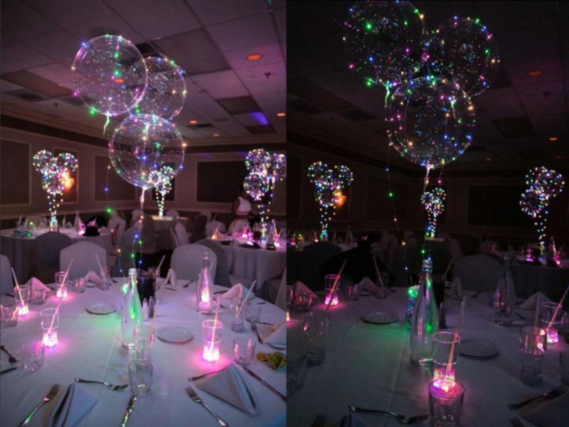 LED Light up Bobo Balloon Colorful Great for Party