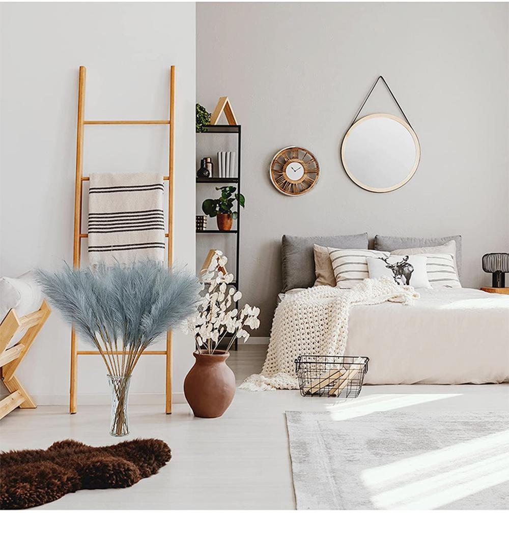 Pampas Grass 2022 Hot Sale Artificial Faux Pampas Grass Bouquet Rustic Trendy Minimalist Boho for Home Decor