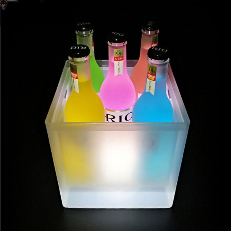 LED Ice Cooler Bar Ice Bucket Ice Bucket Lights