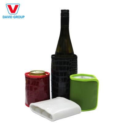 Hot Sales 3D Design Wine Cooler Sleeve for Bottle Cooling